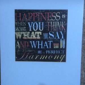 Inspirational Wall Art with Colorful Text